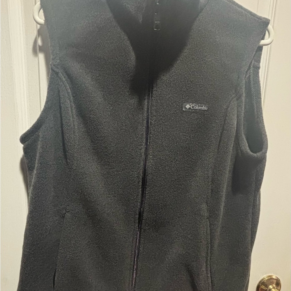 Columbia Gray Fleece Vest